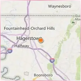 Hagerstown Community College Location Map Hagerstown Community College Location Map